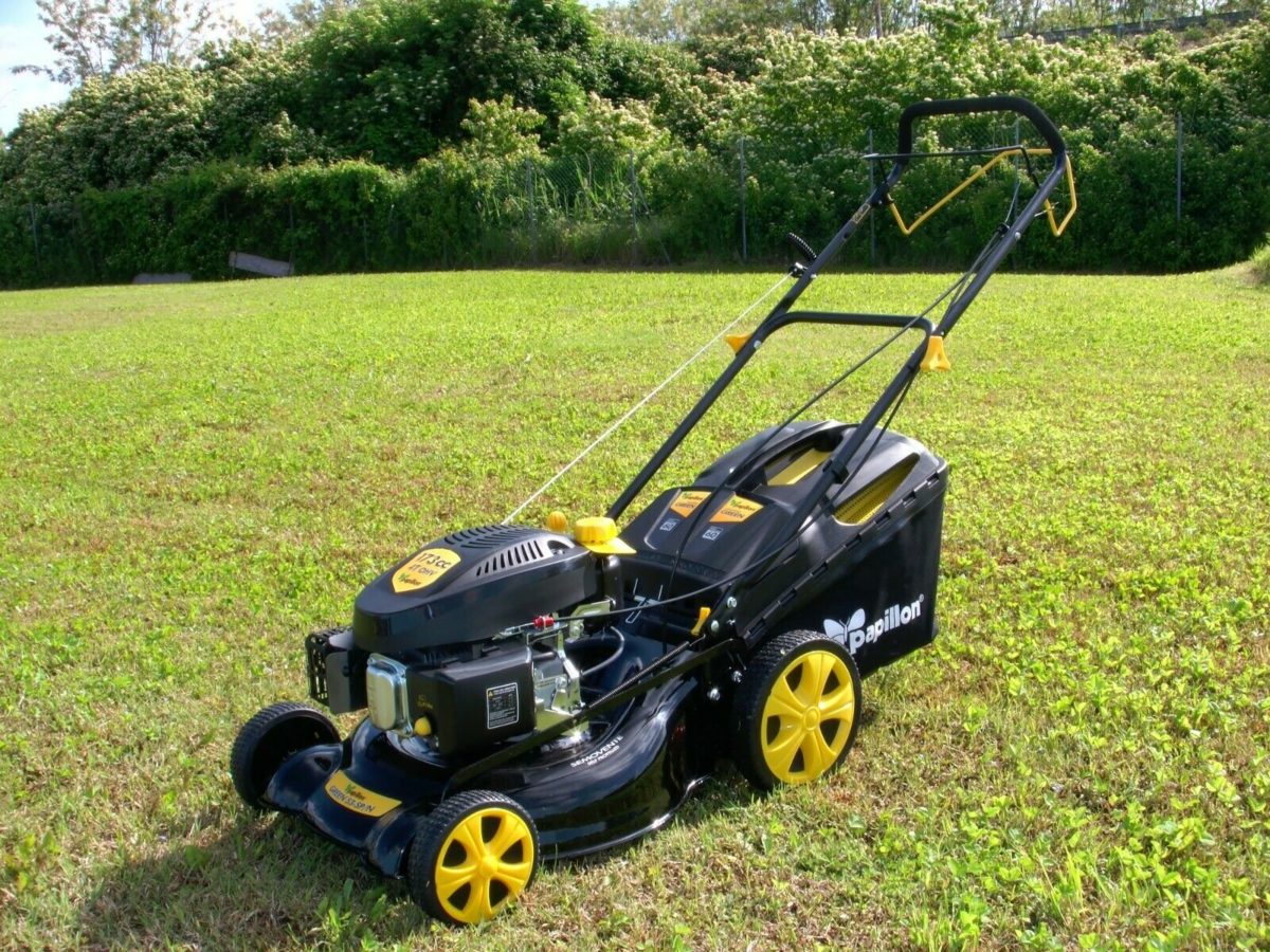 Rasaerba A Scoppio Con Motore AMC Da 144 Cc Con 4 Ruote Livellate - Foto 3