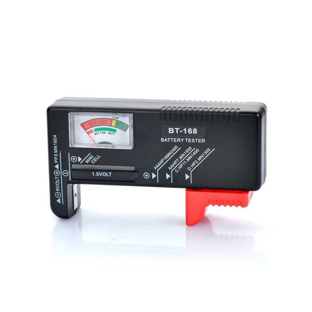 Tester per batterie tipo: AA / AAA / C / D / a 1,5 V - 9V e